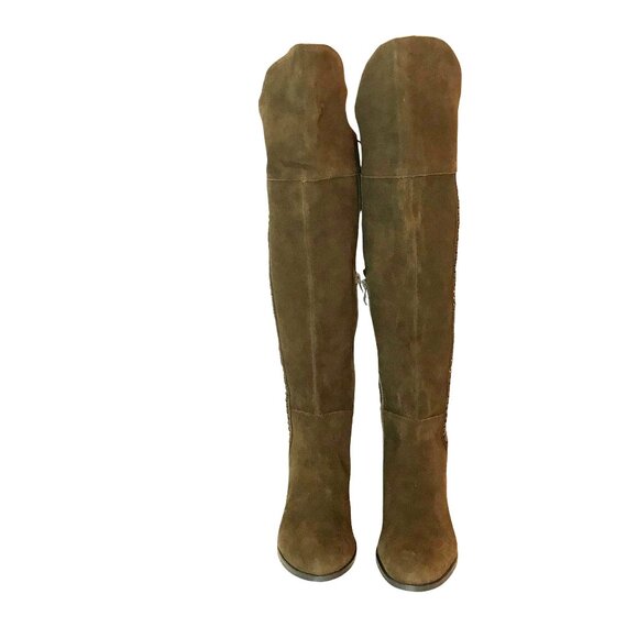 SBICCA GUSTO NASTY GAL Over The Knee Brown Suede Boot Women 8.5 NEW - Picture 4 of 10